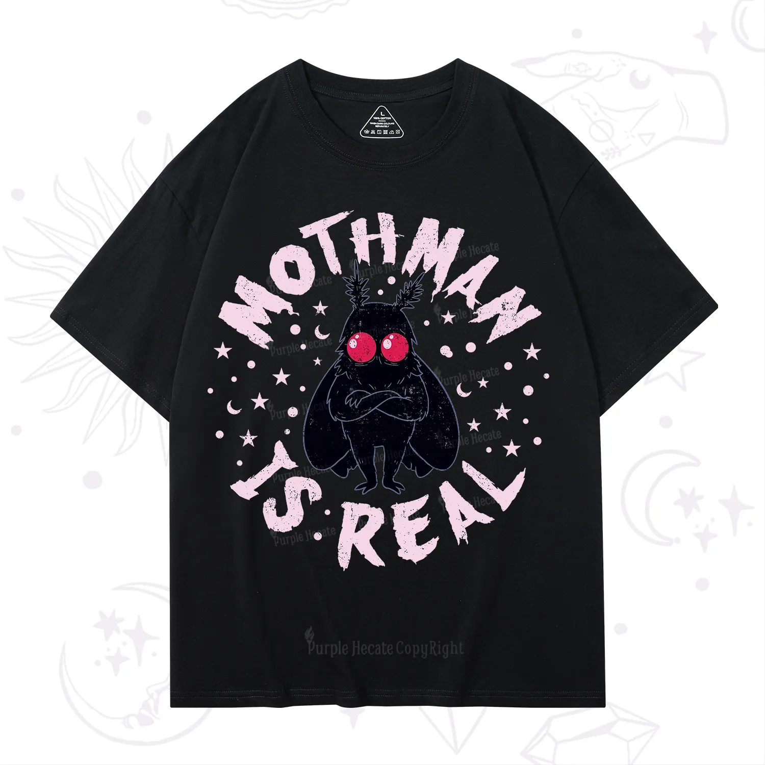 Purplehecate Mothman Is Real T-Shirt