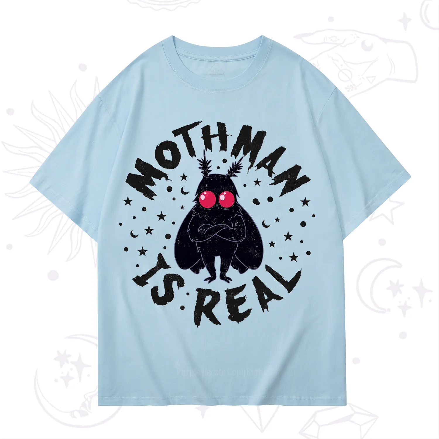 Purplehecate Mothman Is Real T-Shirt