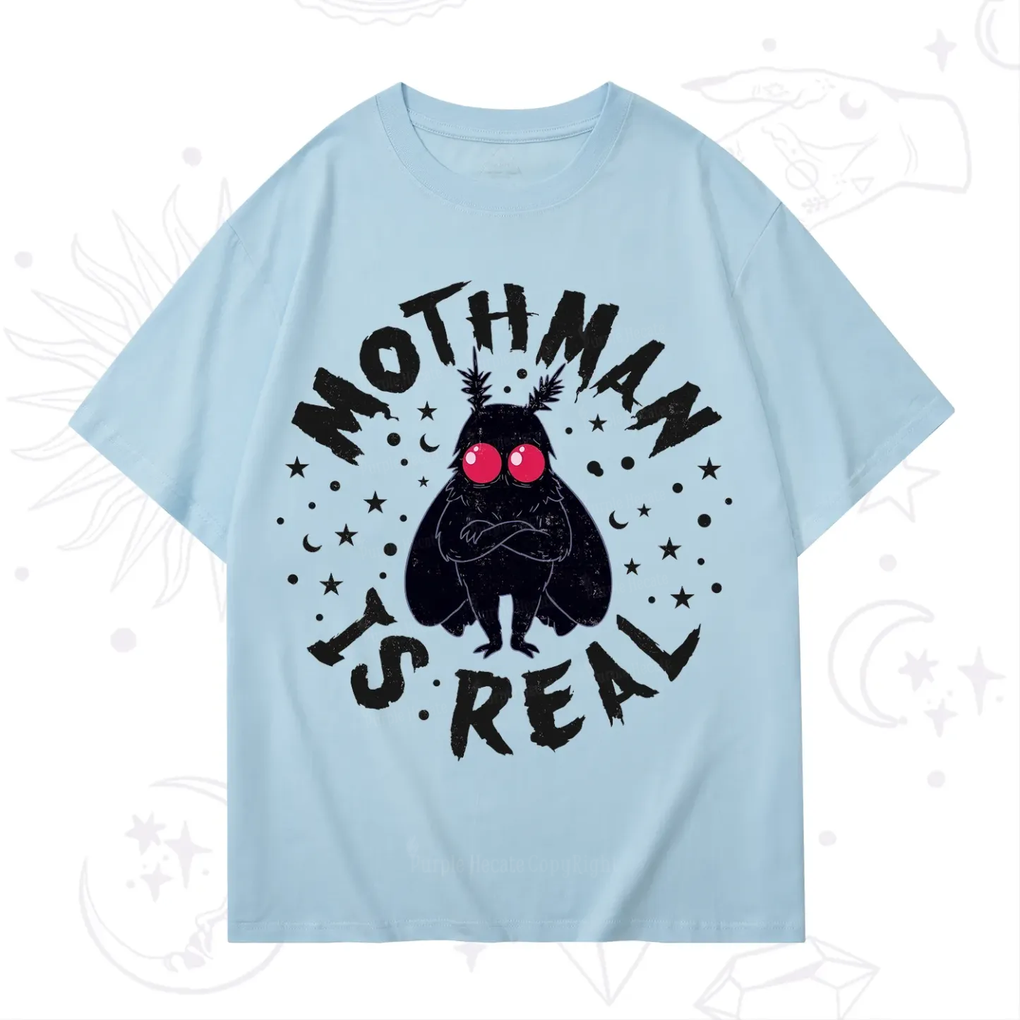 Purplehecate Mothman Is Real T-Shirt