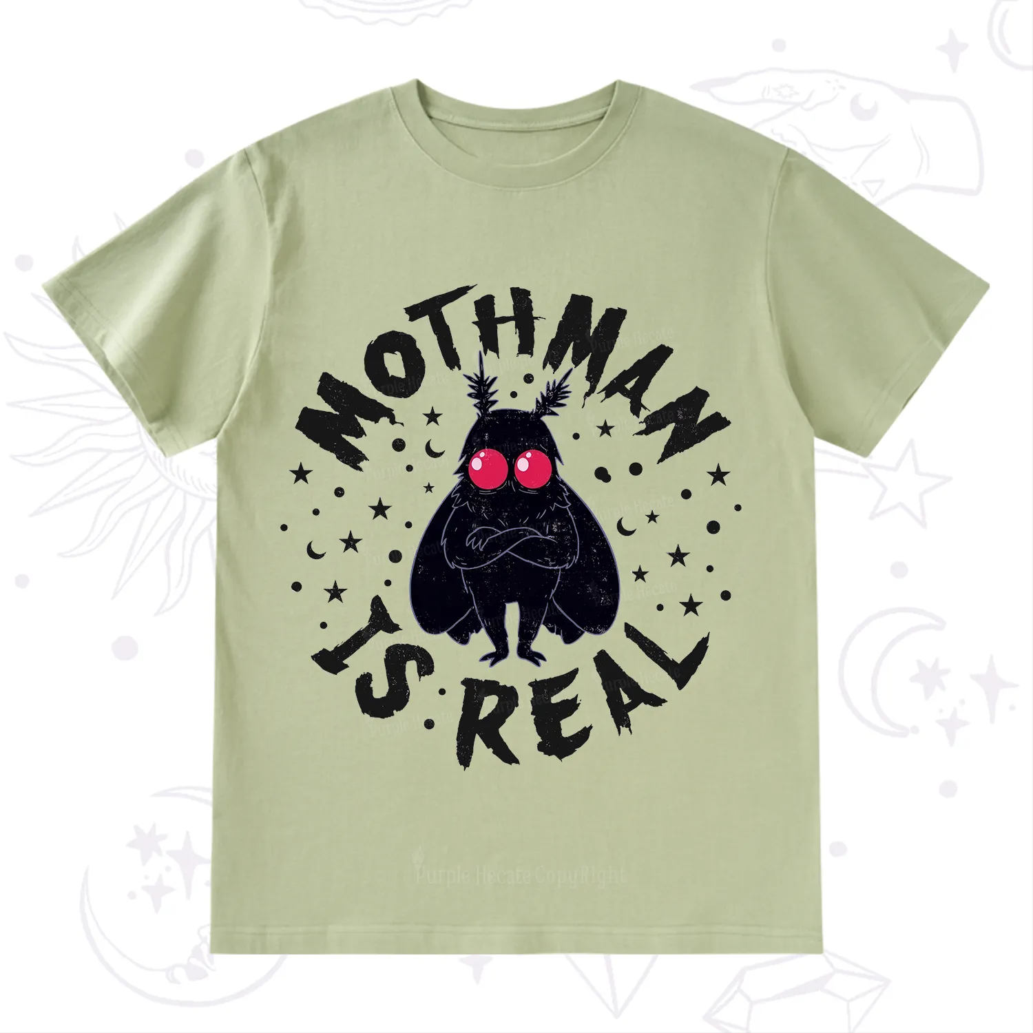 Purplehecate Mothman Is Real T-Shirt