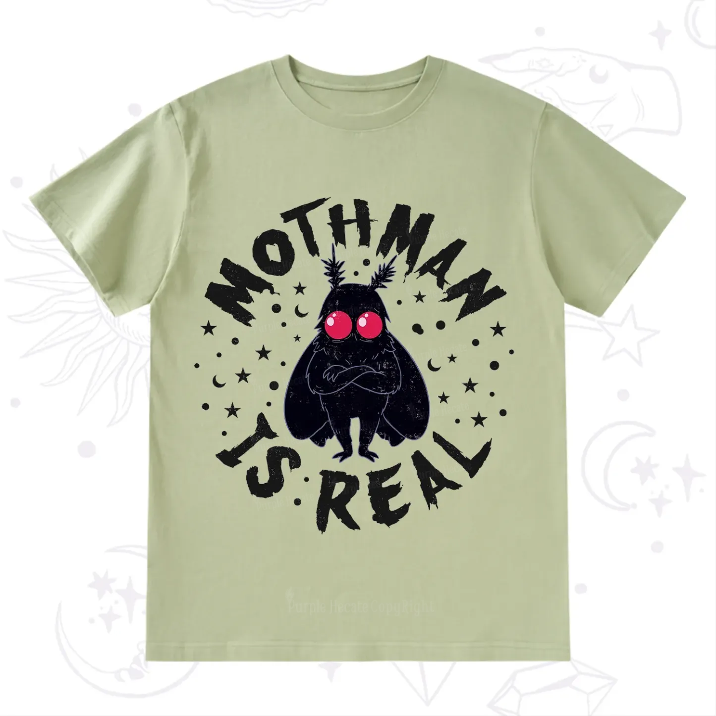 Purplehecate Mothman Is Real T-Shirt