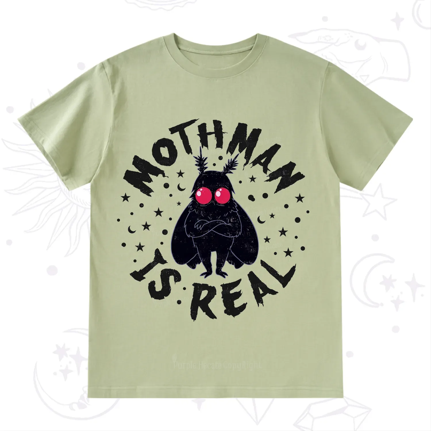 Purplehecate Mothman Is Real T-Shirt