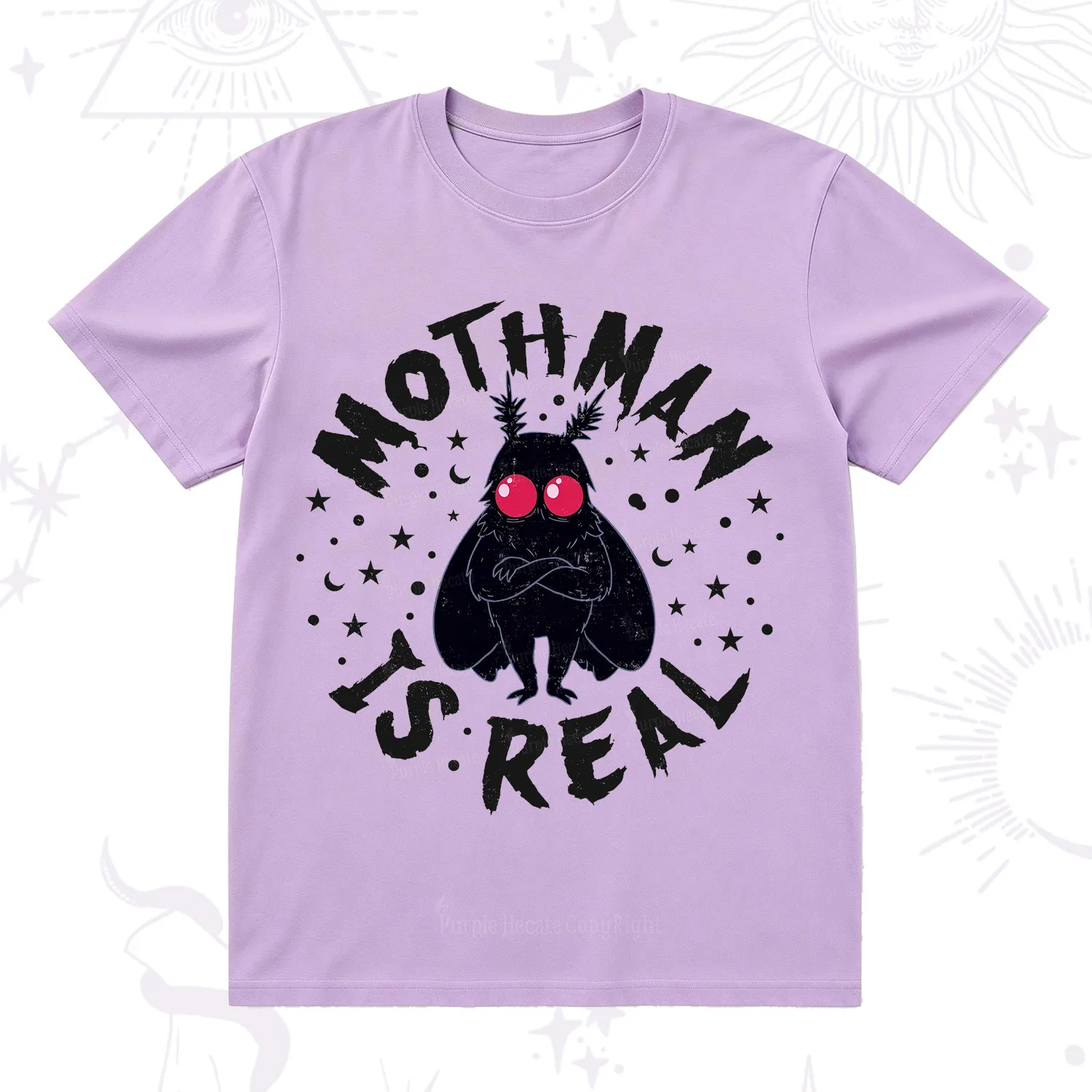 Purplehecate Mothman Is Real T-Shirt