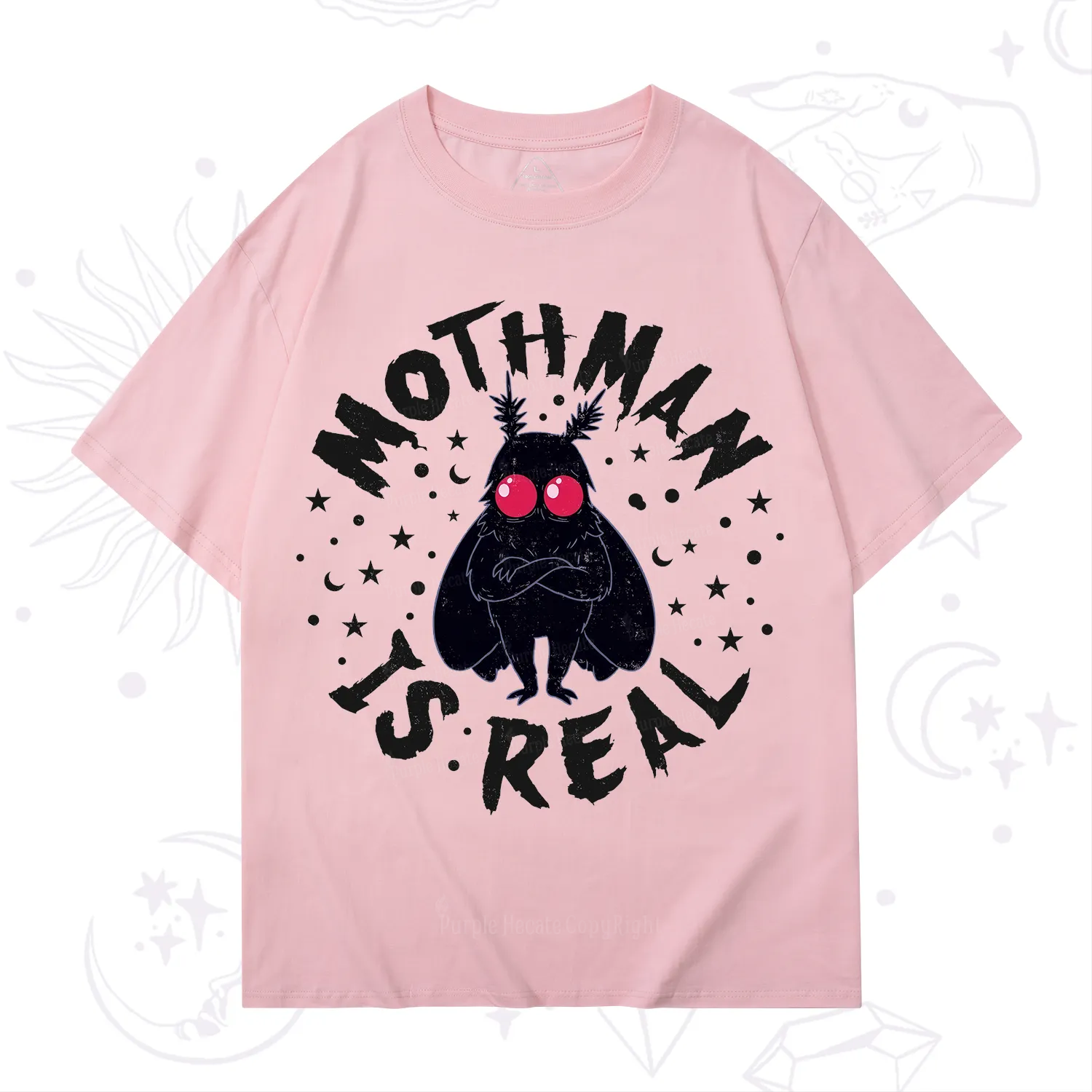 Purplehecate Mothman Is Real T-Shirt