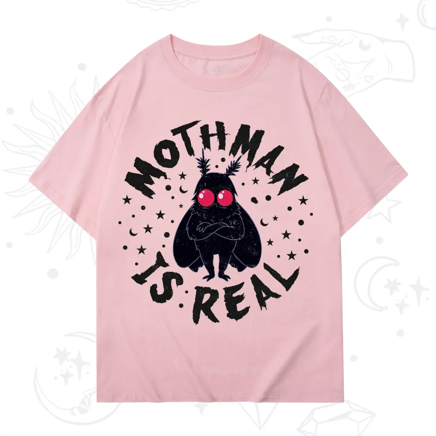 Purplehecate Mothman Is Real T-Shirt