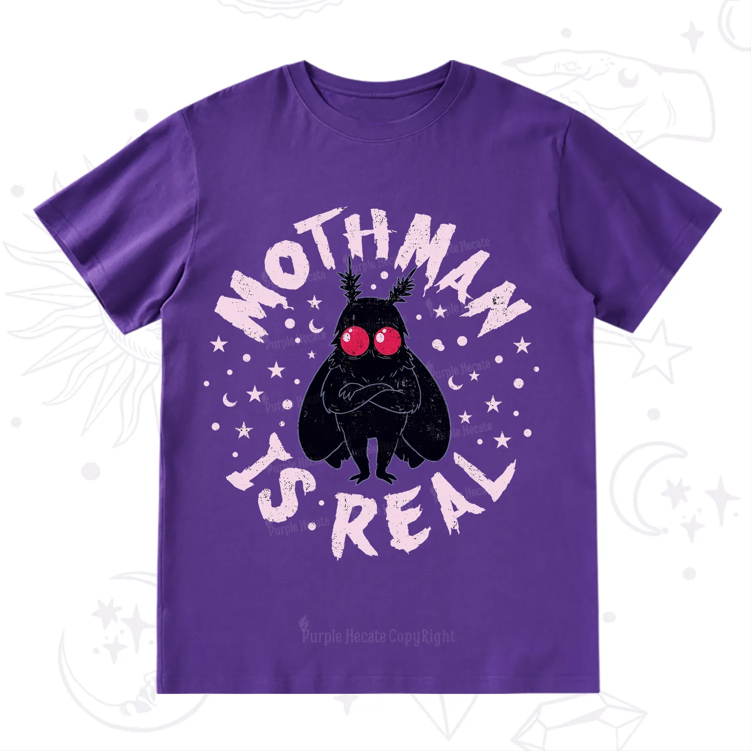 Purplehecate Mothman Is Real T-Shirt