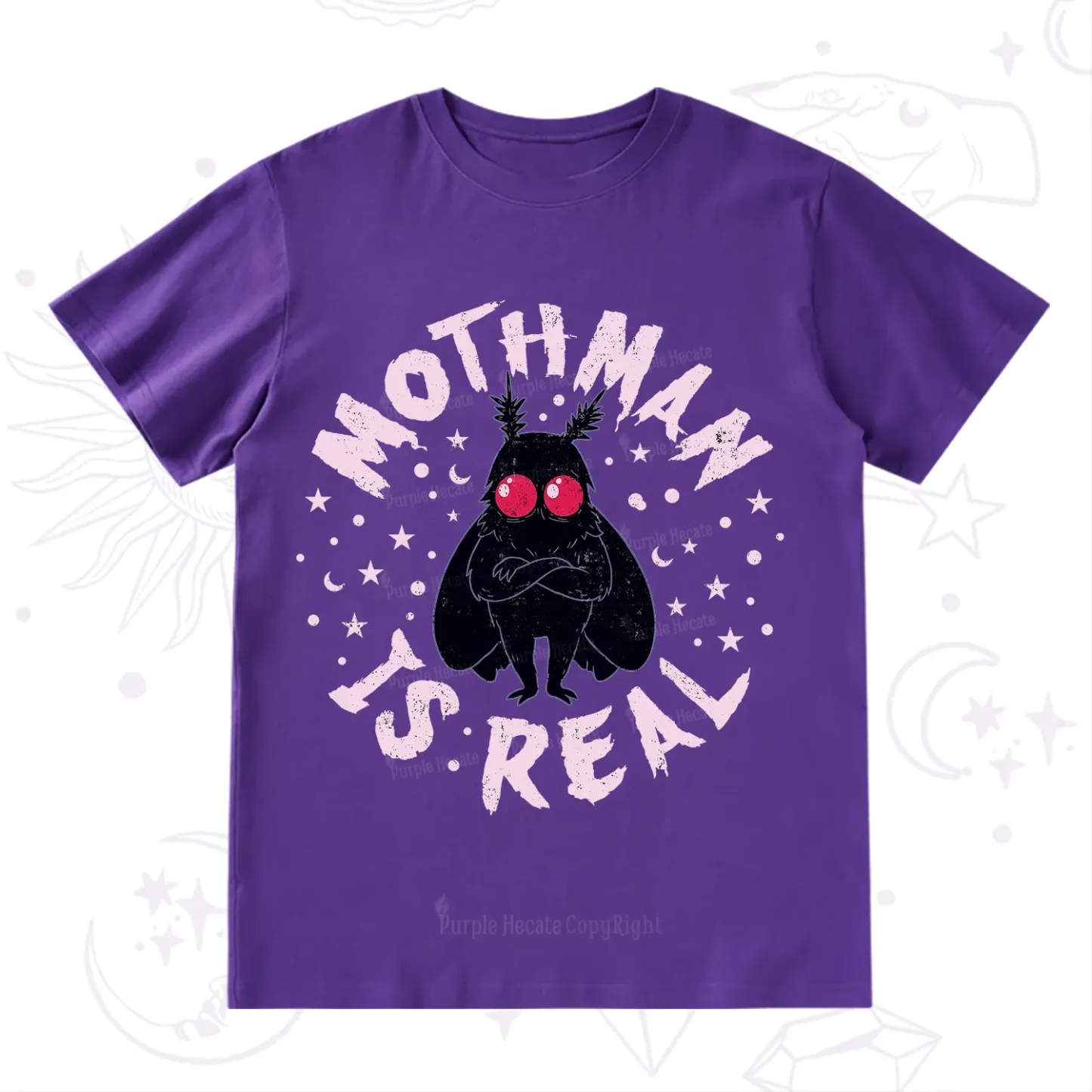 Purplehecate Mothman Is Real T-Shirt