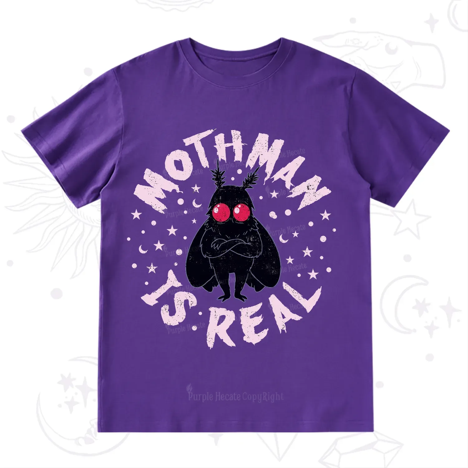 Purplehecate Mothman Is Real T-Shirt