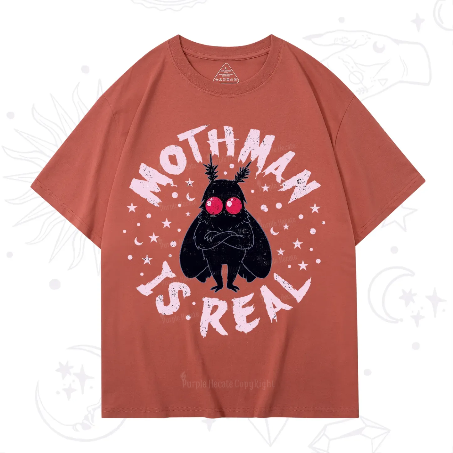 Purplehecate Mothman Is Real T-Shirt