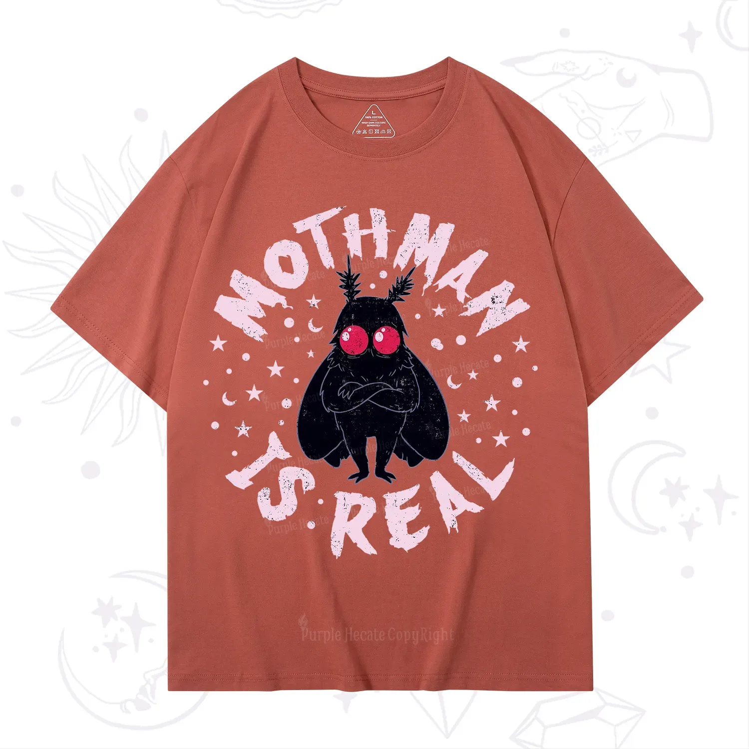 Purplehecate Mothman Is Real T-Shirt