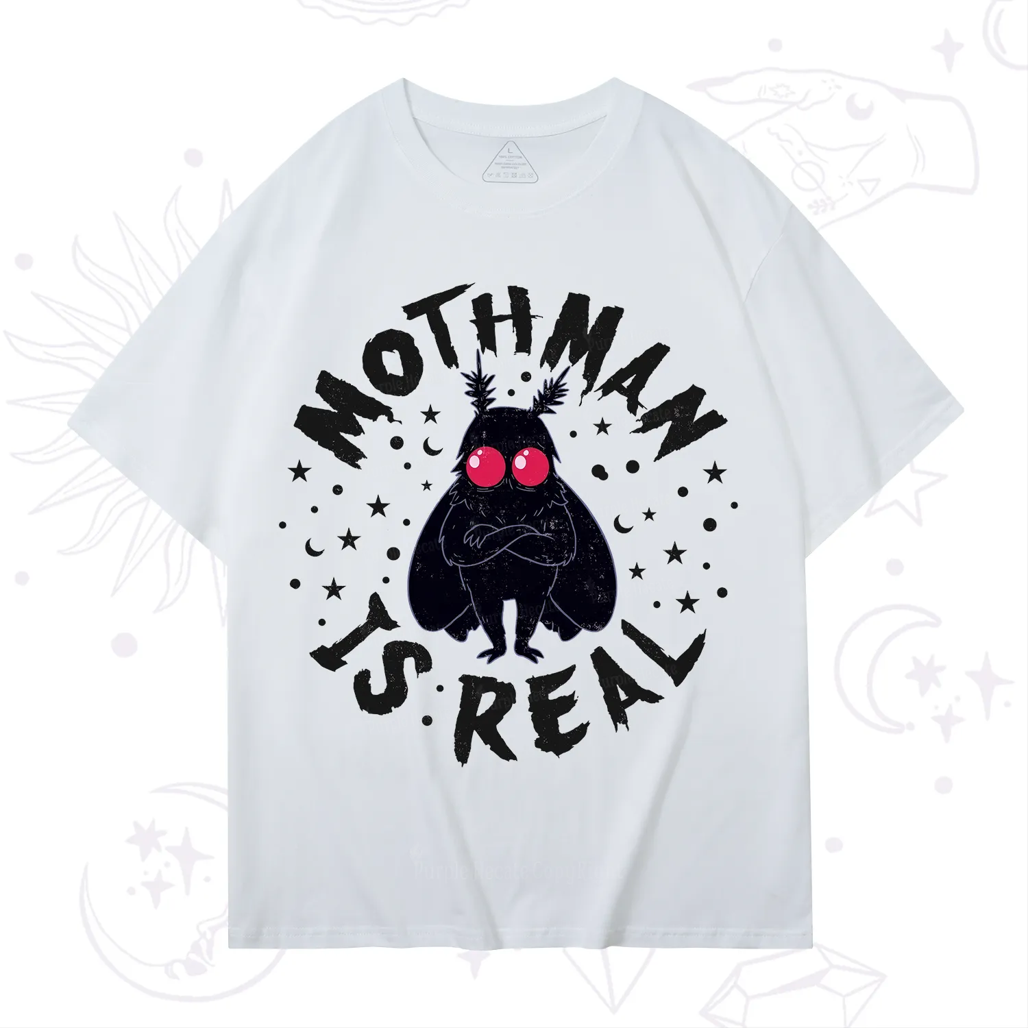 Purplehecate Mothman Is Real T-Shirt