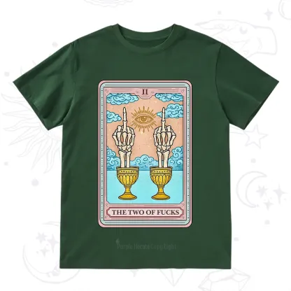 Purplehecate The Two of Fucks Tarot T-Shirt