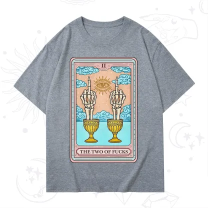 Purplehecate The Two of Fucks Tarot T-Shirt