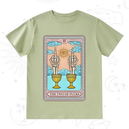 Purplehecate The Two of Fucks Tarot T-Shirt