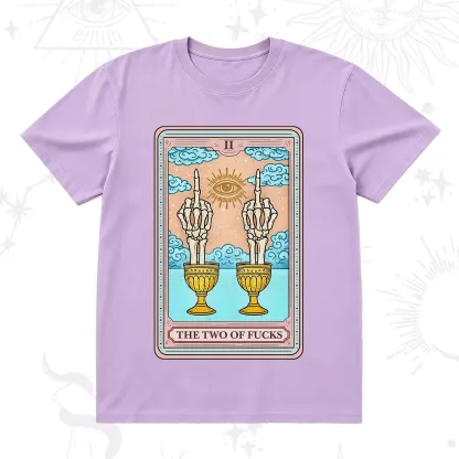 Purplehecate The Two of Fucks Tarot T-Shirt