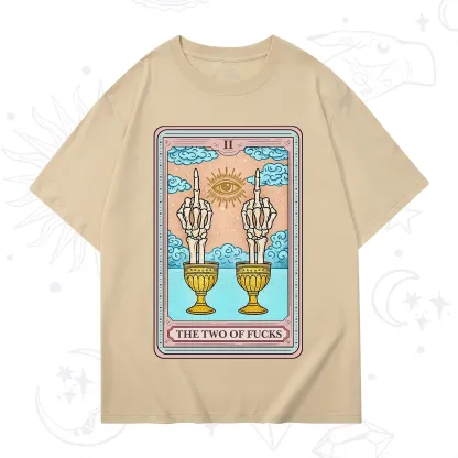 Purplehecate The Two of Fucks Tarot T-Shirt