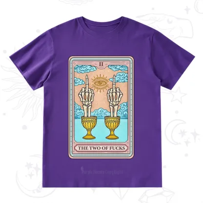 Purplehecate The Two of Fucks Tarot T-Shirt
