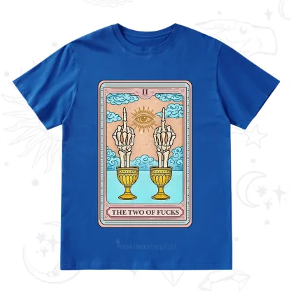 Purplehecate The Two of Fucks Tarot T-Shirt