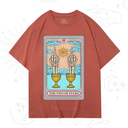 Purplehecate The Two of Fucks Tarot T-Shirt