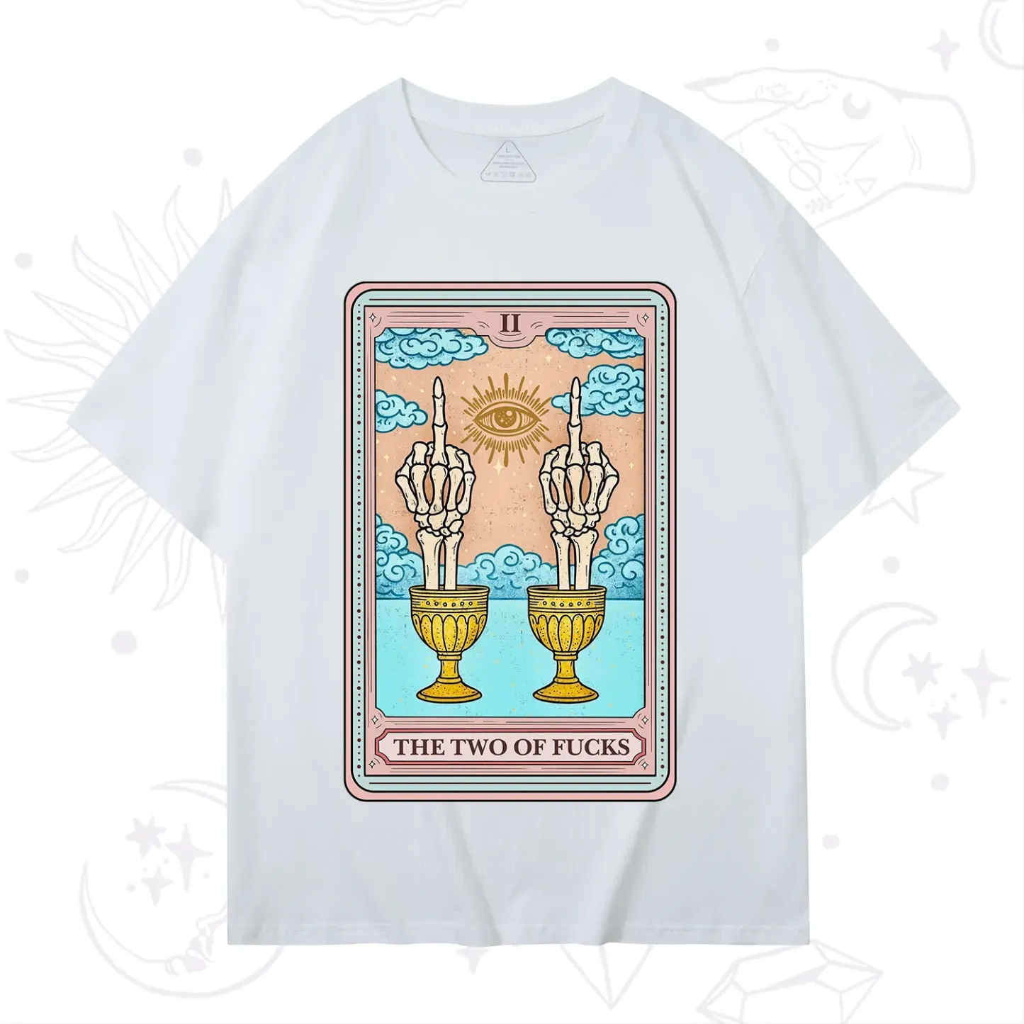 Purplehecate The Two of Fucks Tarot T-Shirt