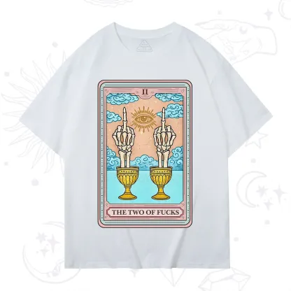 Purplehecate The Two of Fucks Tarot T-Shirt