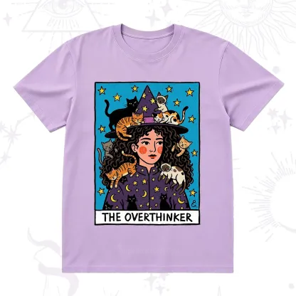 Purplehecate The Overthinker Witch Cat Party T-Shirt