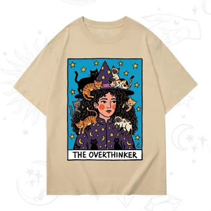 Purplehecate The Overthinker Witch Cat Party T-Shirt