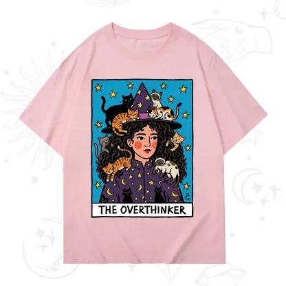 Purplehecate The Overthinker Witch Cat Party T-Shirt