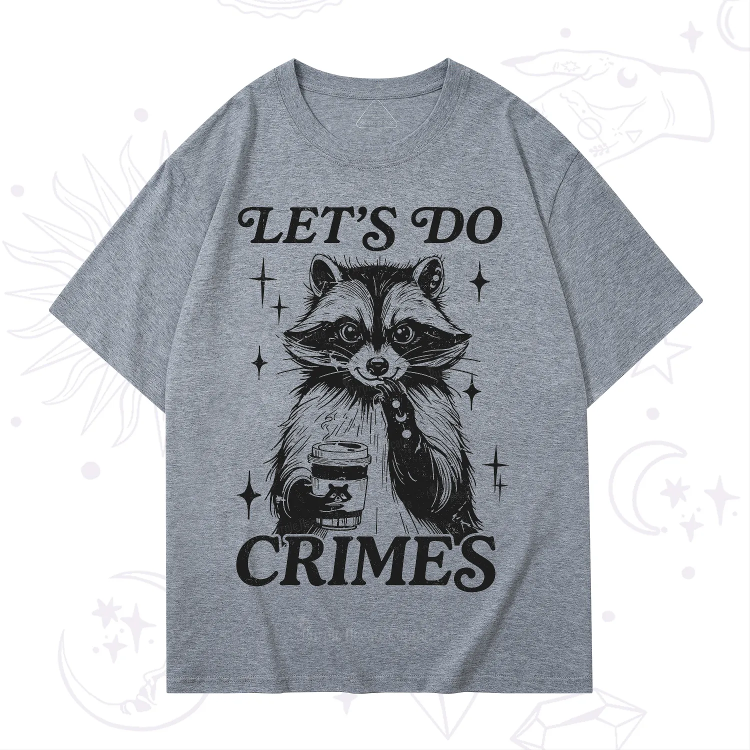 Purplehecate Let's Do Crimes Raccoon T-Shirt