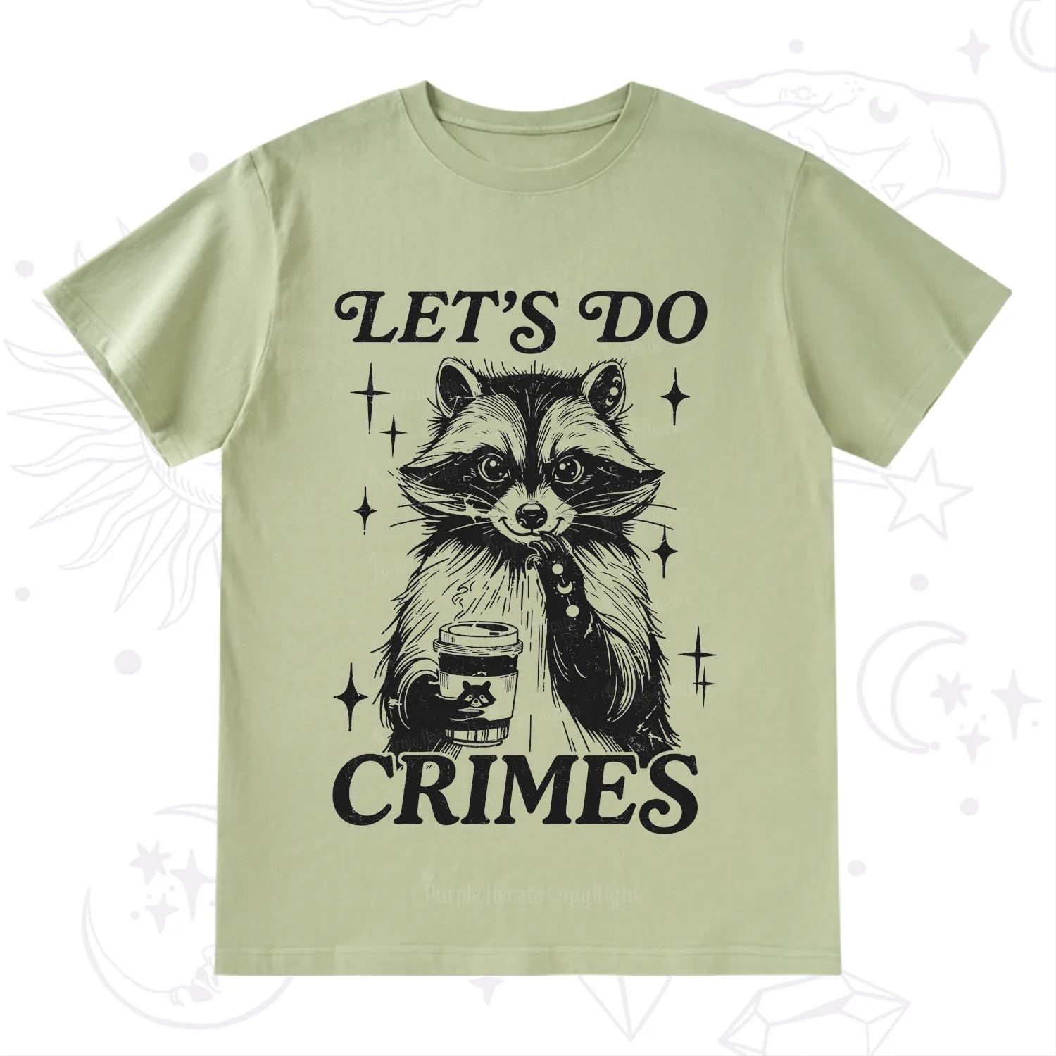Purplehecate Let's Do Crimes Raccoon T-Shirt