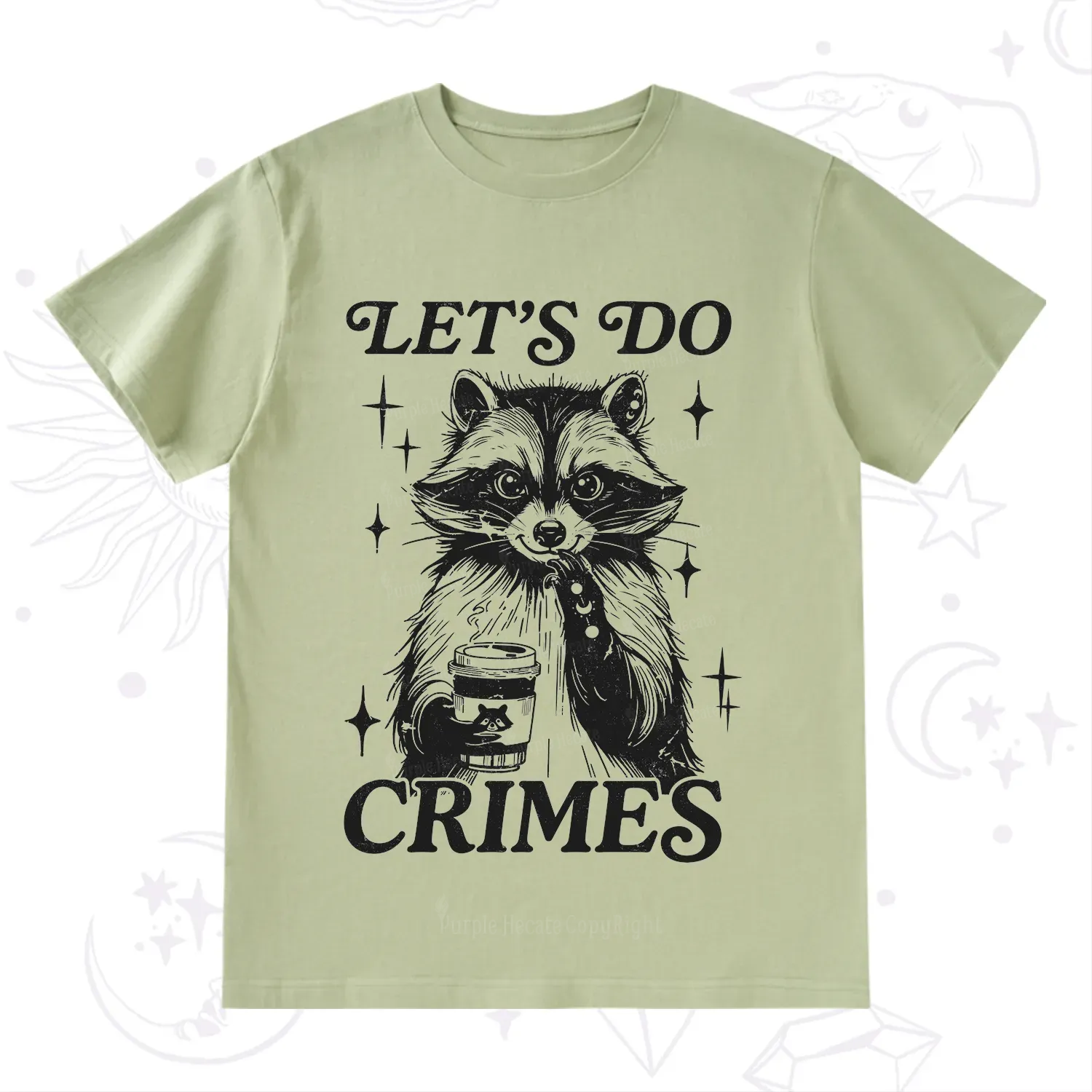 Purplehecate Let's Do Crimes Raccoon T-Shirt