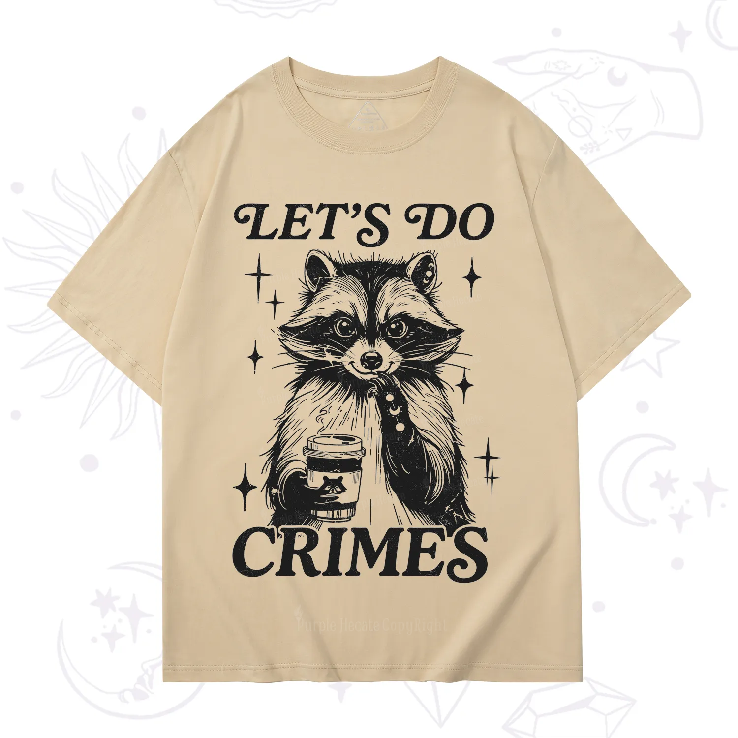 Purplehecate Let's Do Crimes Raccoon T-Shirt