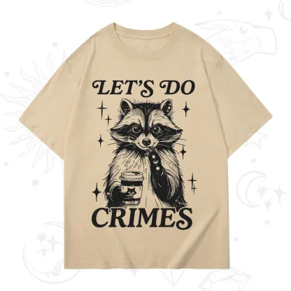 Purplehecate Let's Do Crimes Raccoon T-Shirt