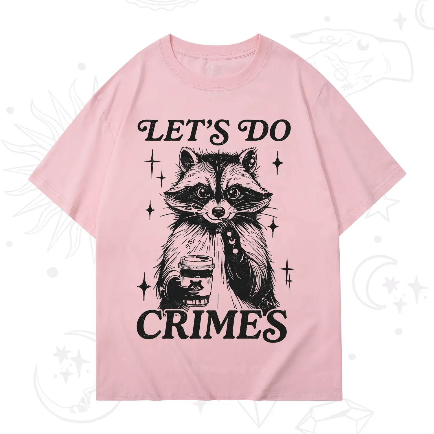 Purplehecate Let's Do Crimes Raccoon T-Shirt