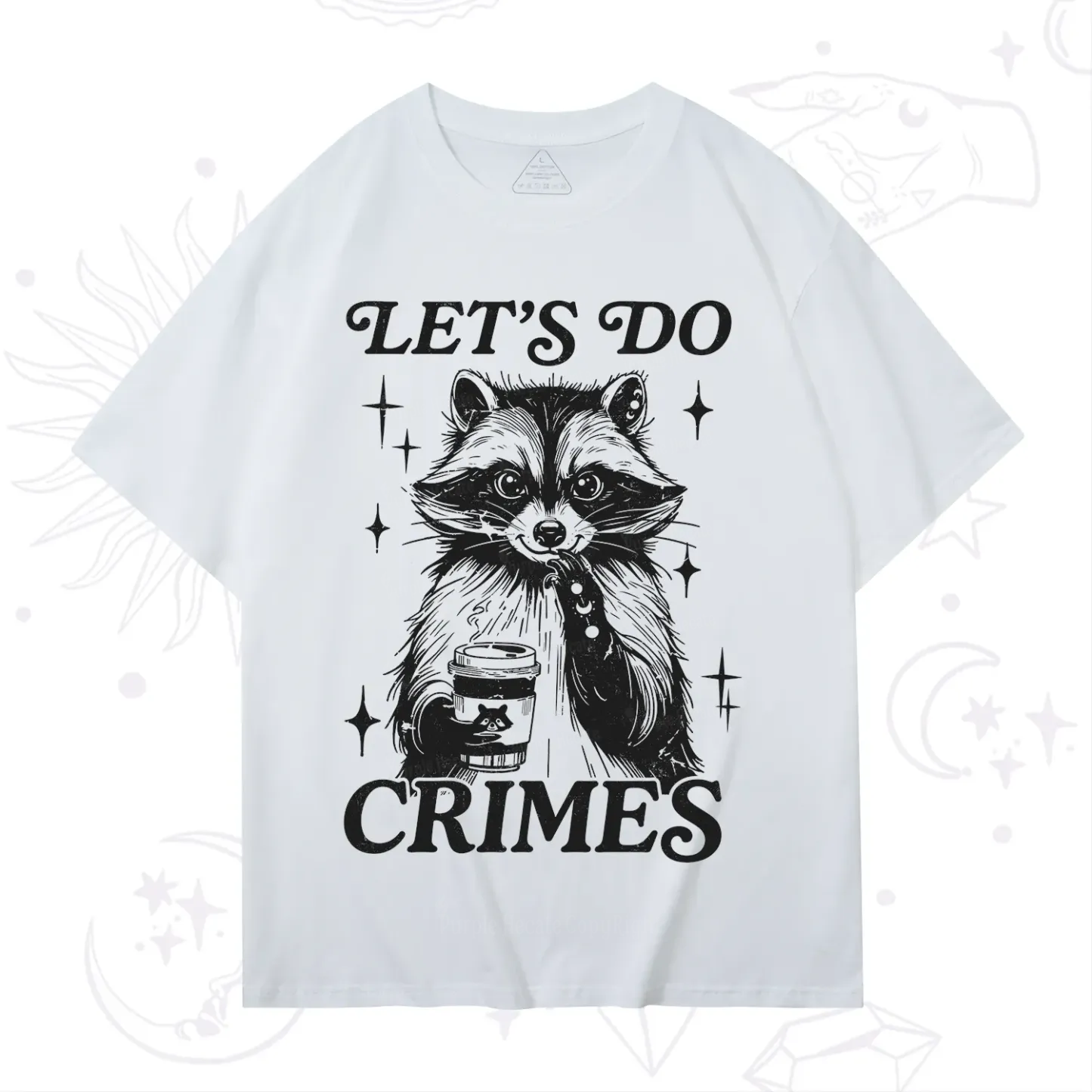 Purplehecate Let's Do Crimes Raccoon T-Shirt