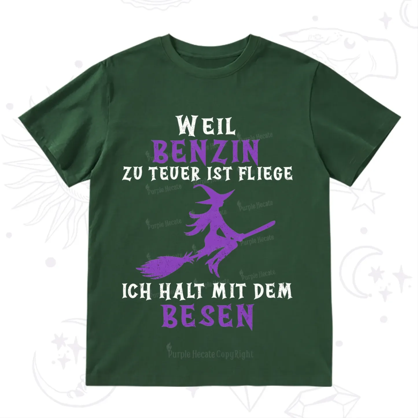 Purplehecate Gas Is Too Expensive I'll Take My Broom T-Shirt