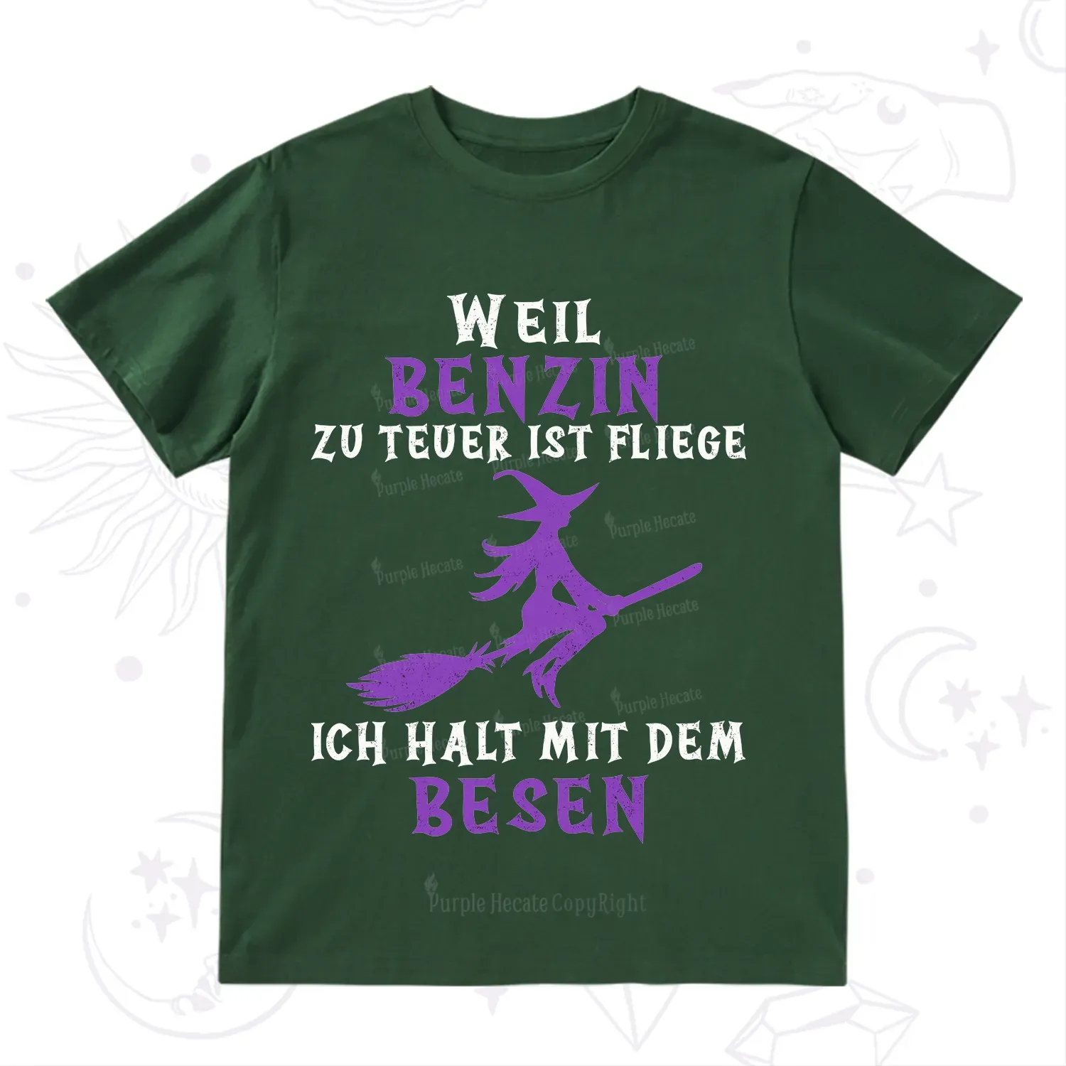 Purplehecate Gas Is Too Expensive I'll Take My Broom T-Shirt