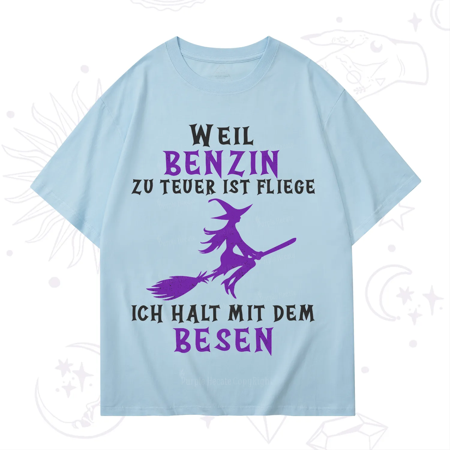 Purplehecate Gas Is Too Expensive I'll Take My Broom T-Shirt
