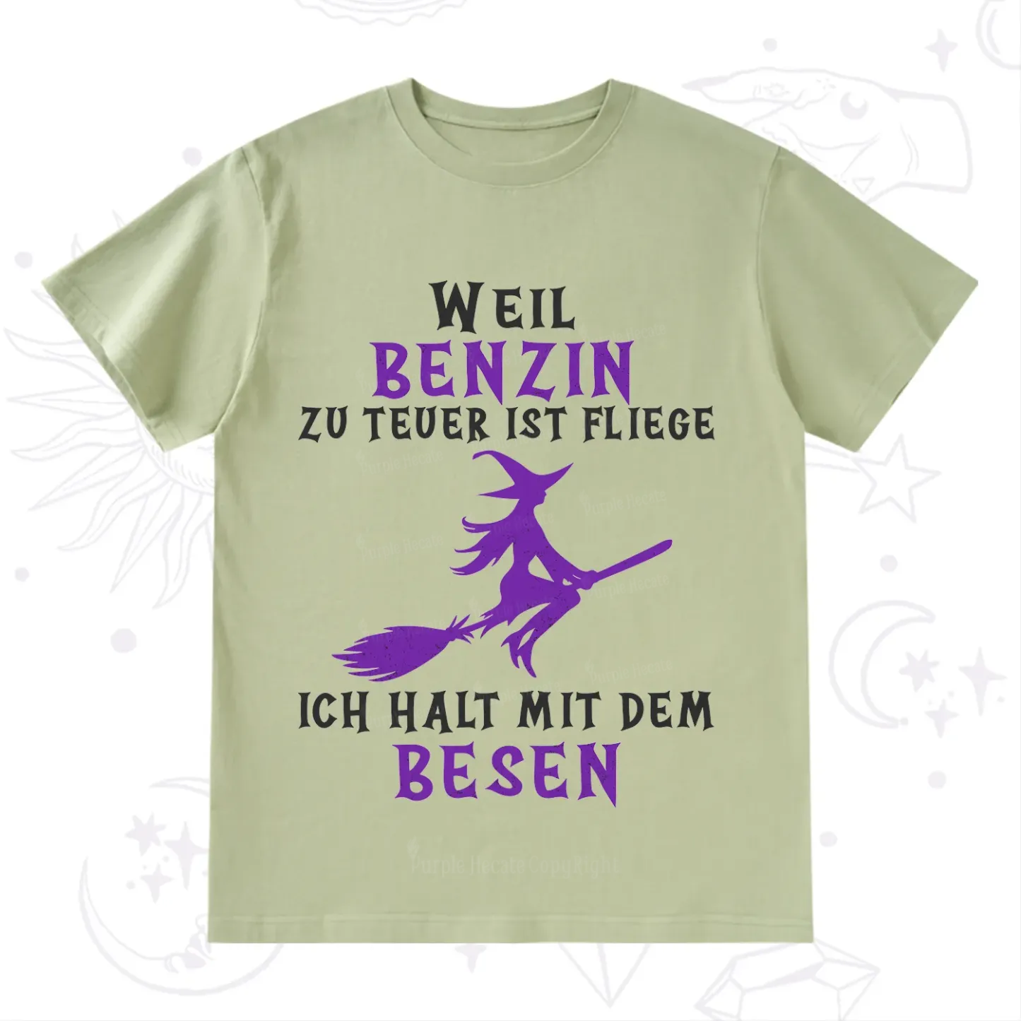 Purplehecate Gas Is Too Expensive I'll Take My Broom T-Shirt