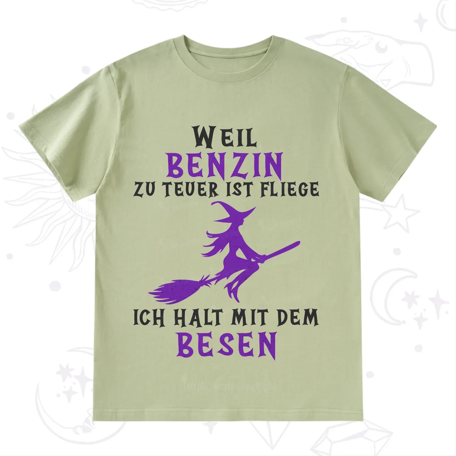 Purplehecate Gas Is Too Expensive I'll Take My Broom T-Shirt