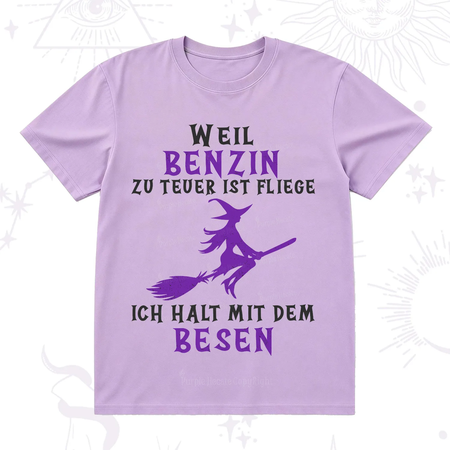 Purplehecate Gas Is Too Expensive I'll Take My Broom T-Shirt