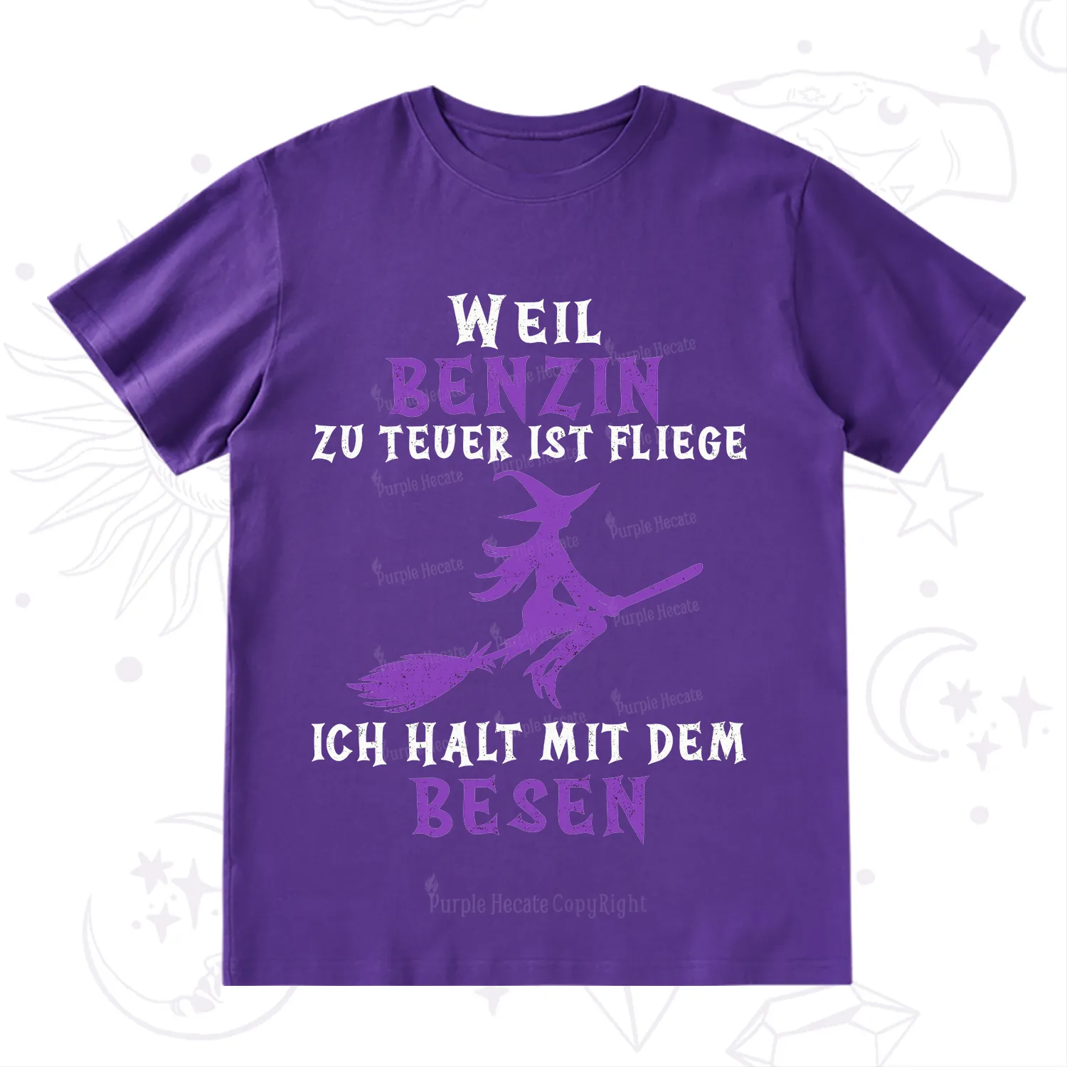 Purplehecate Gas Is Too Expensive I'll Take My Broom T-Shirt