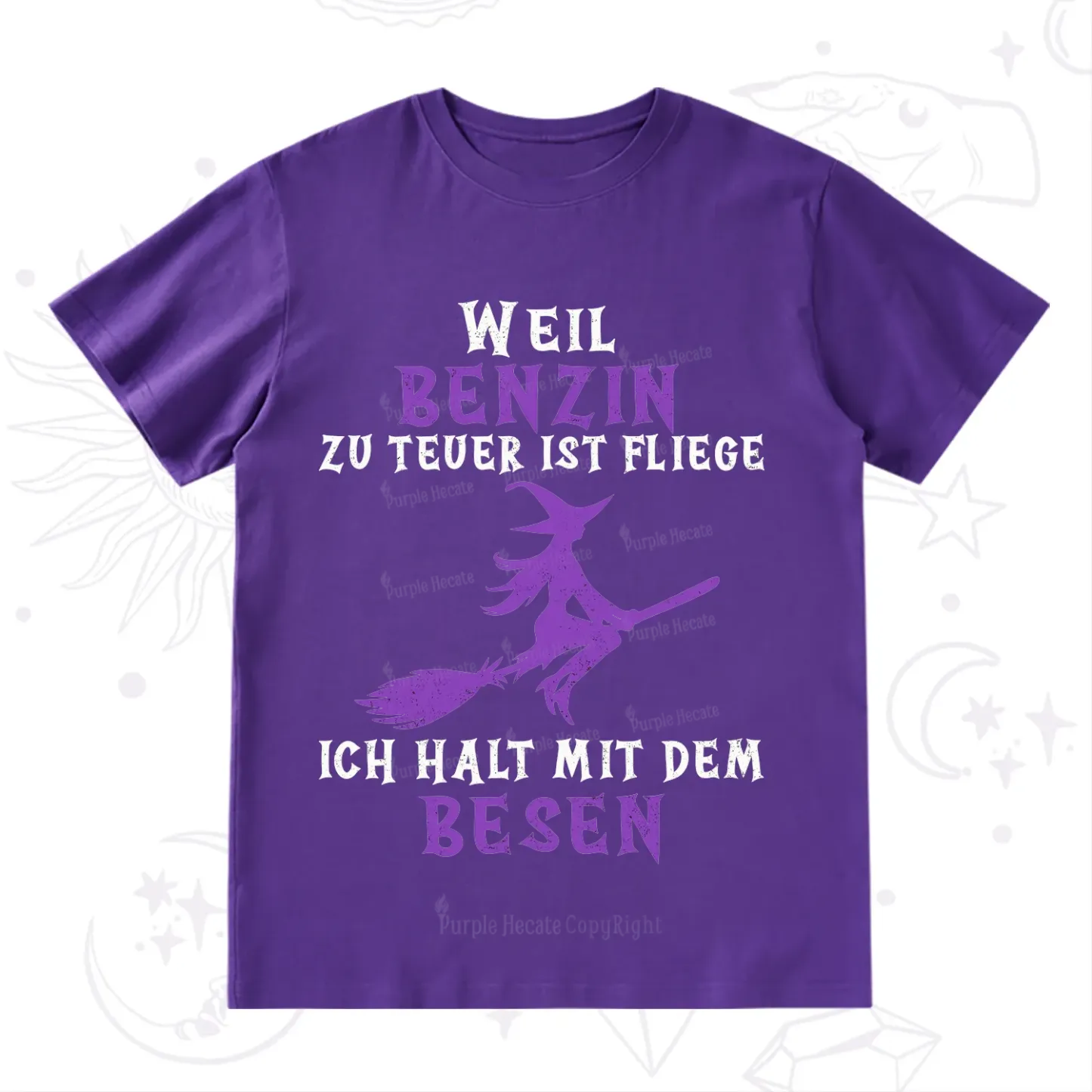 Purplehecate Gas Is Too Expensive I'll Take My Broom T-Shirt