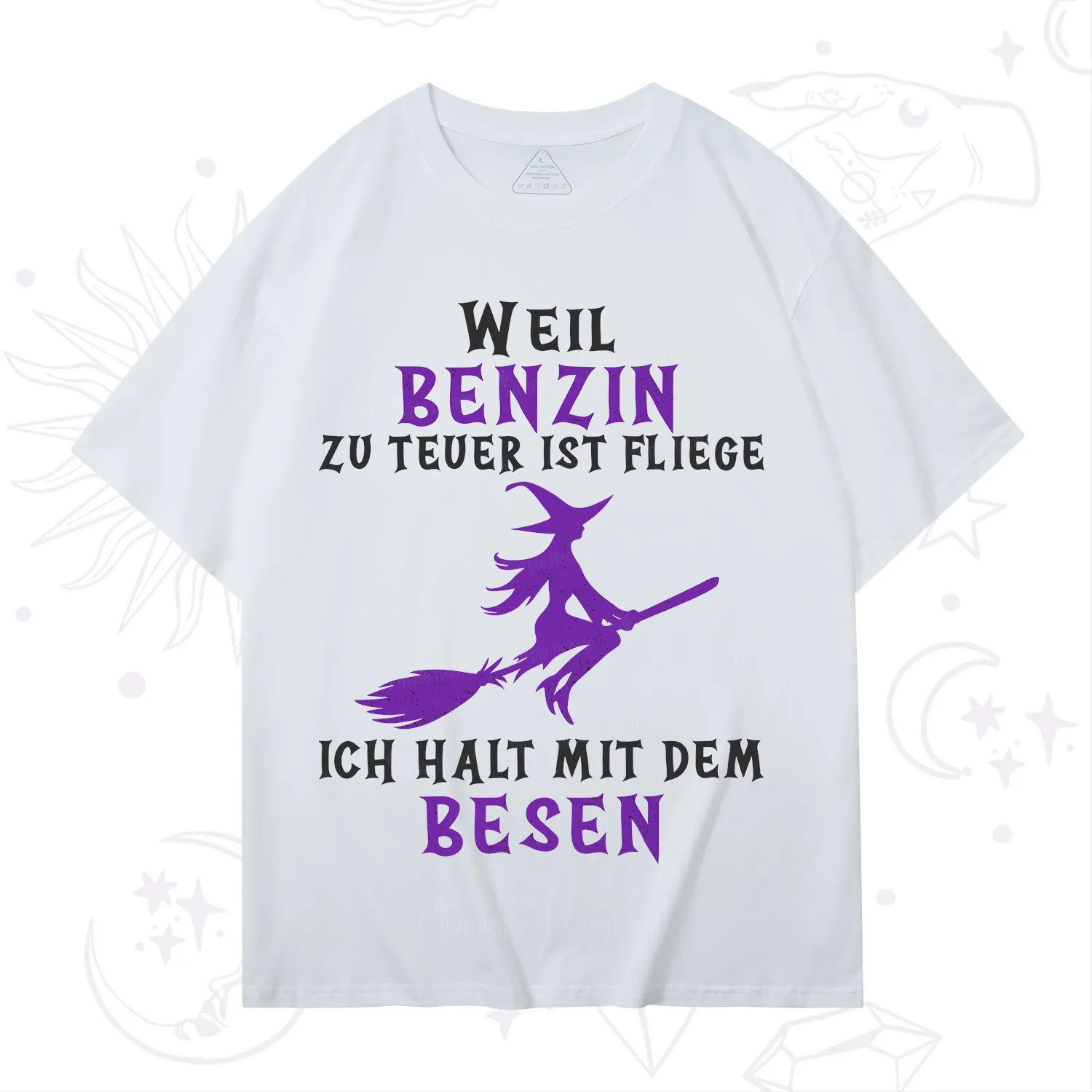 Purplehecate Gas Is Too Expensive I'll Take My Broom T-Shirt