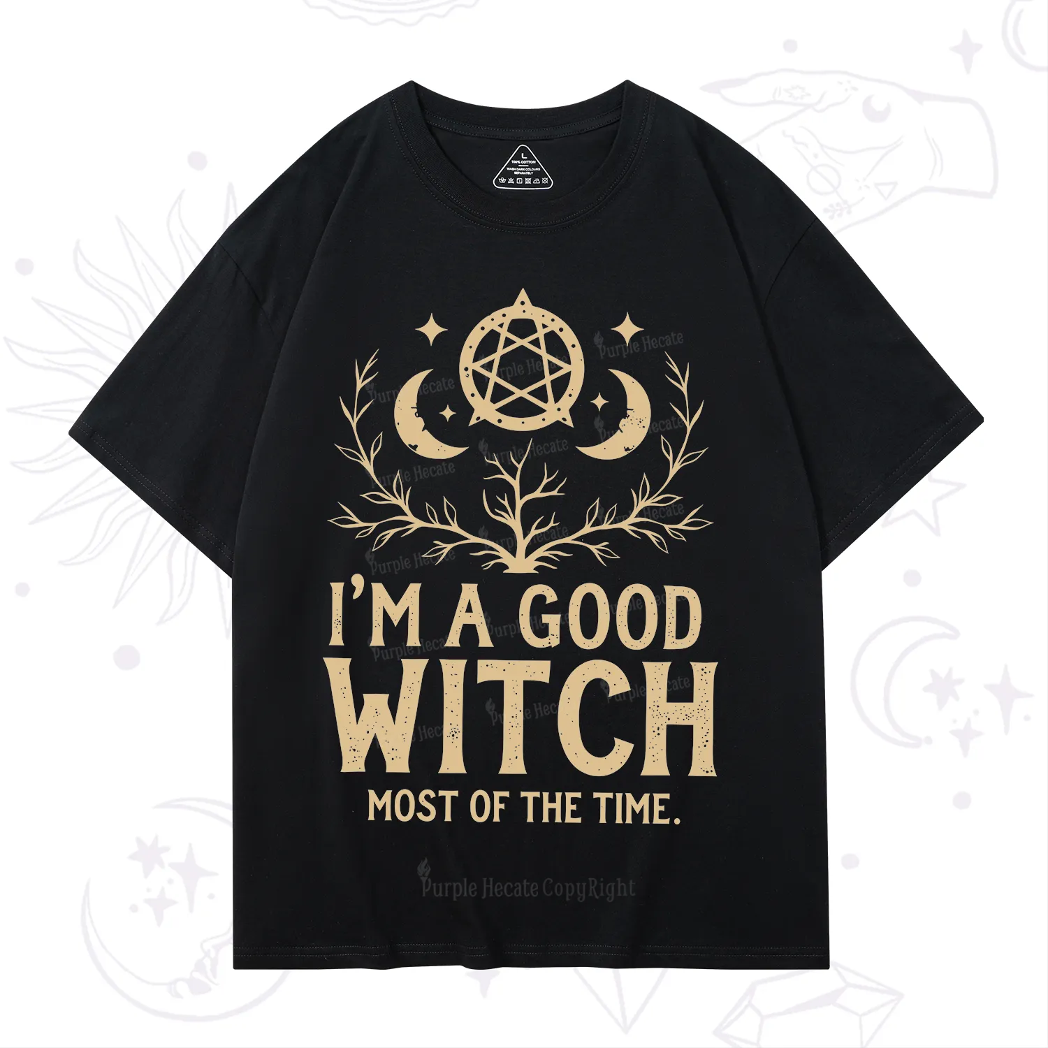 Purplehecate I'm A Good Witch Most Of The Time T-Shirt