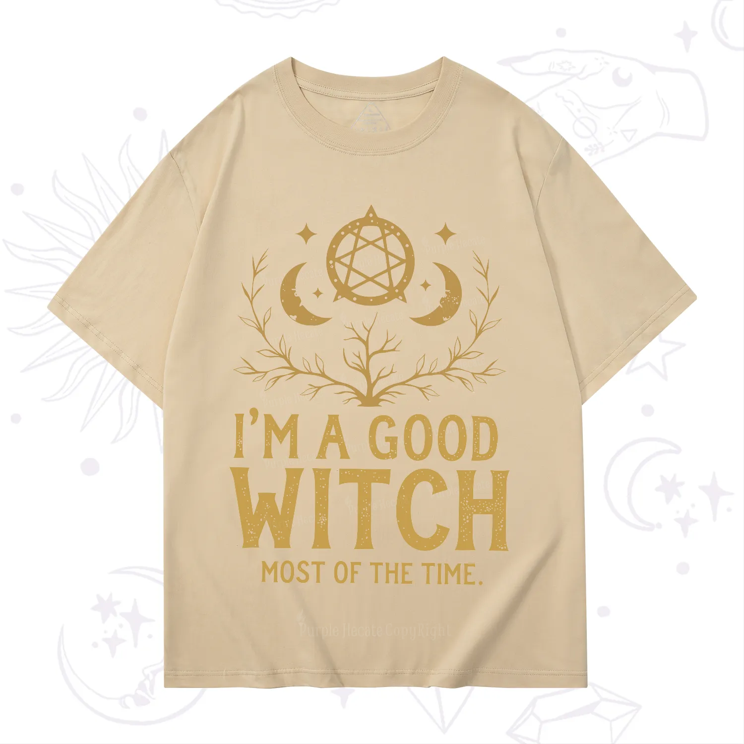 Purplehecate I'm A Good Witch Most Of The Time T-Shirt