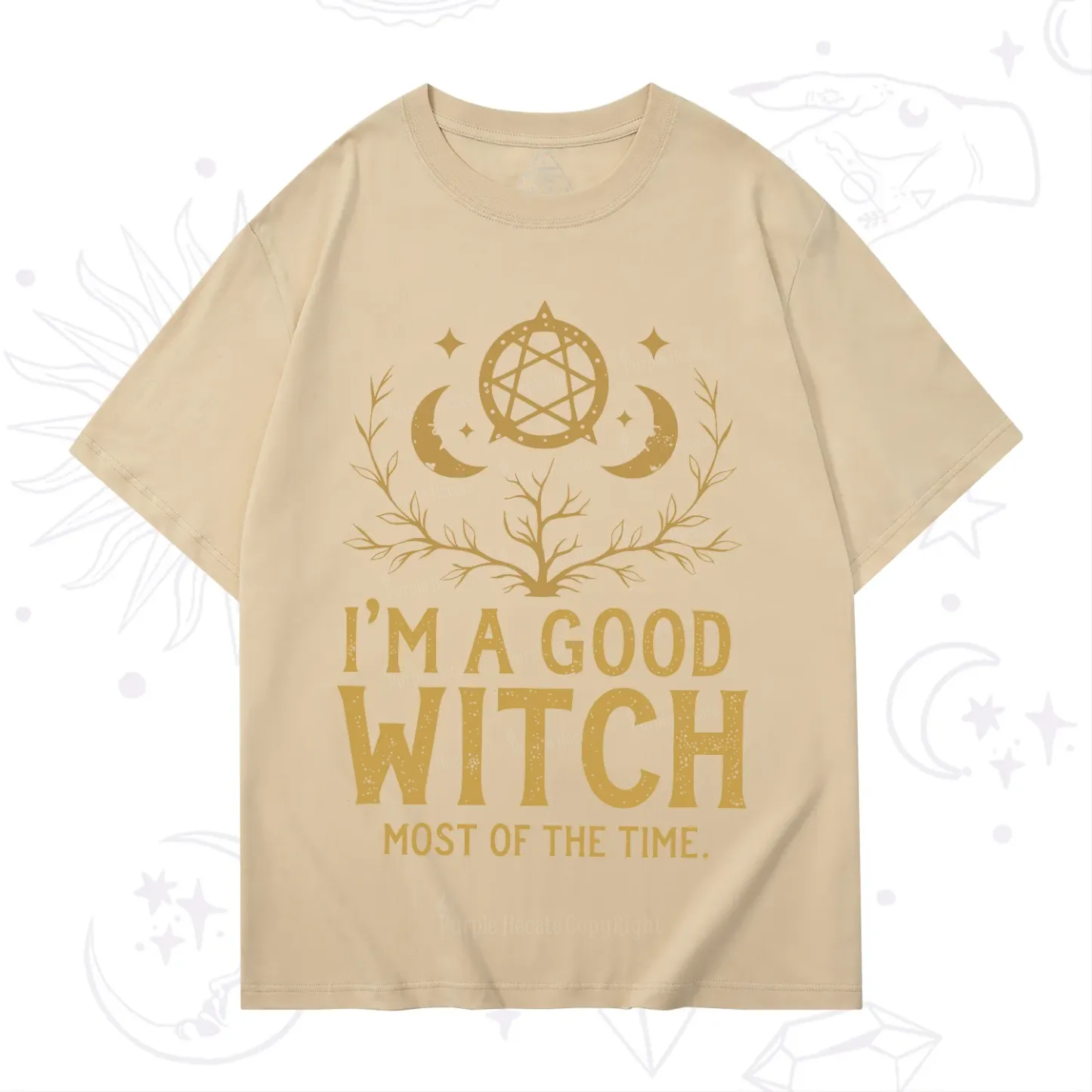 Purplehecate I'm A Good Witch Most Of The Time T-Shirt
