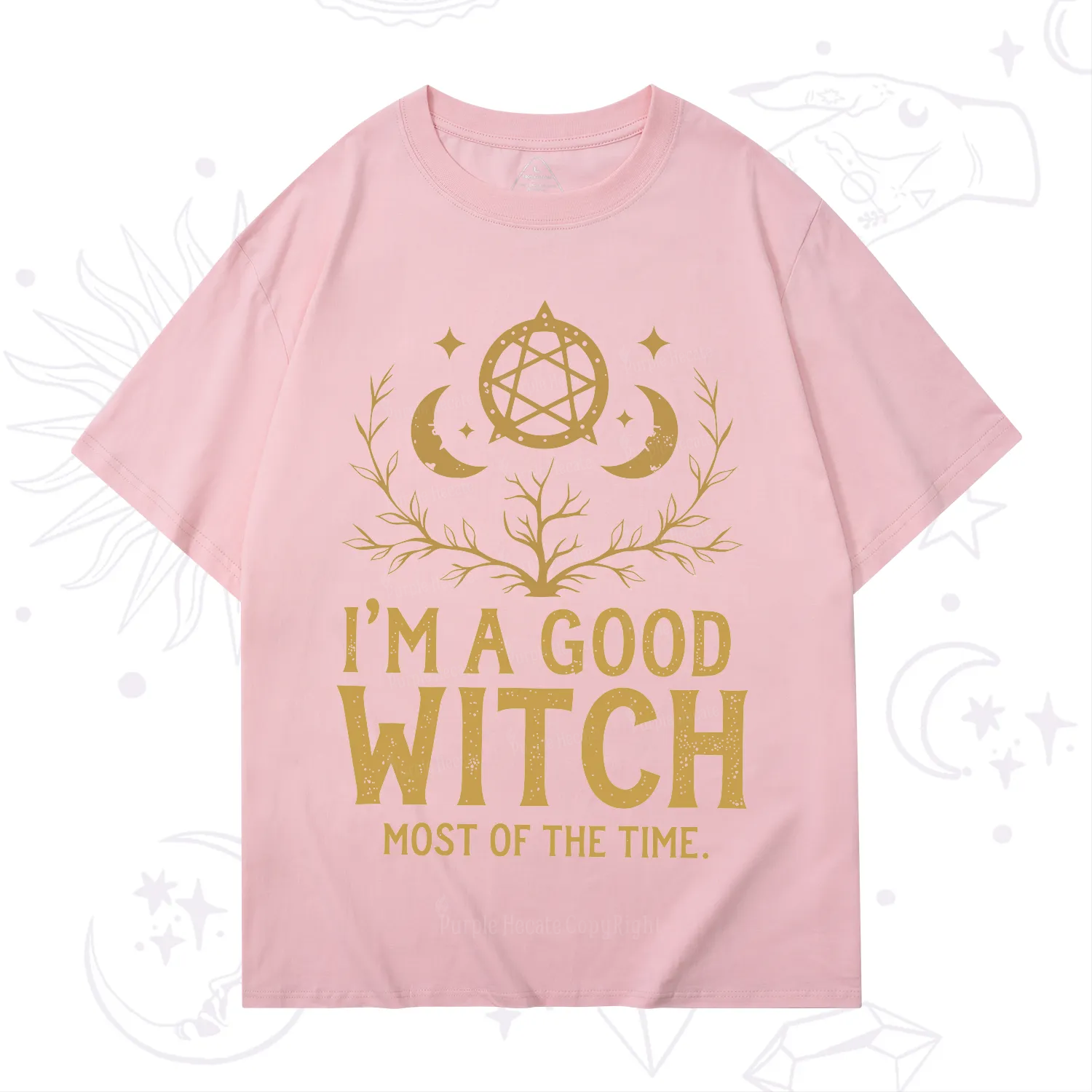 Purplehecate I'm A Good Witch Most Of The Time T-Shirt