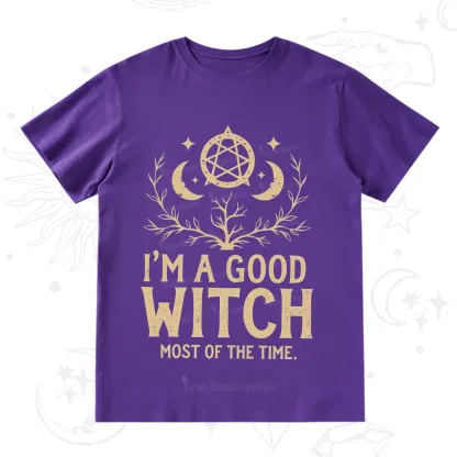 Purplehecate I'm A Good Witch Most Of The Time T-Shirt