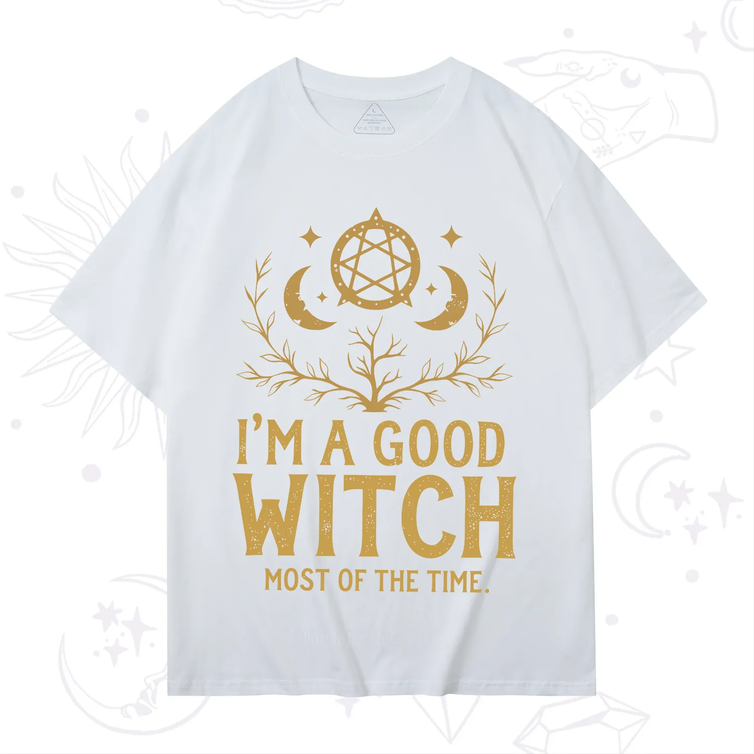 Purplehecate I'm A Good Witch Most Of The Time T-Shirt